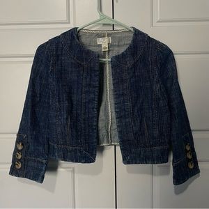 LOFT Petite Blue Denim Jacket